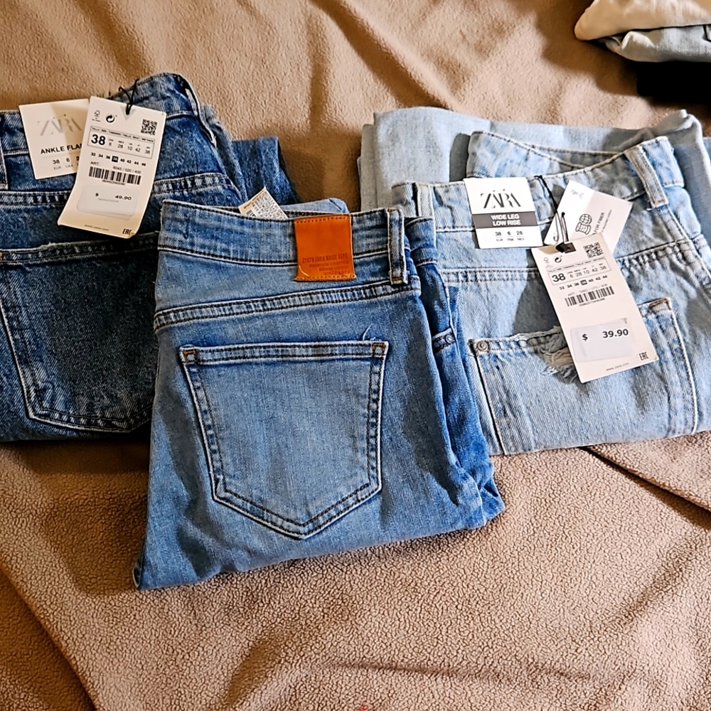 3 zara jeans